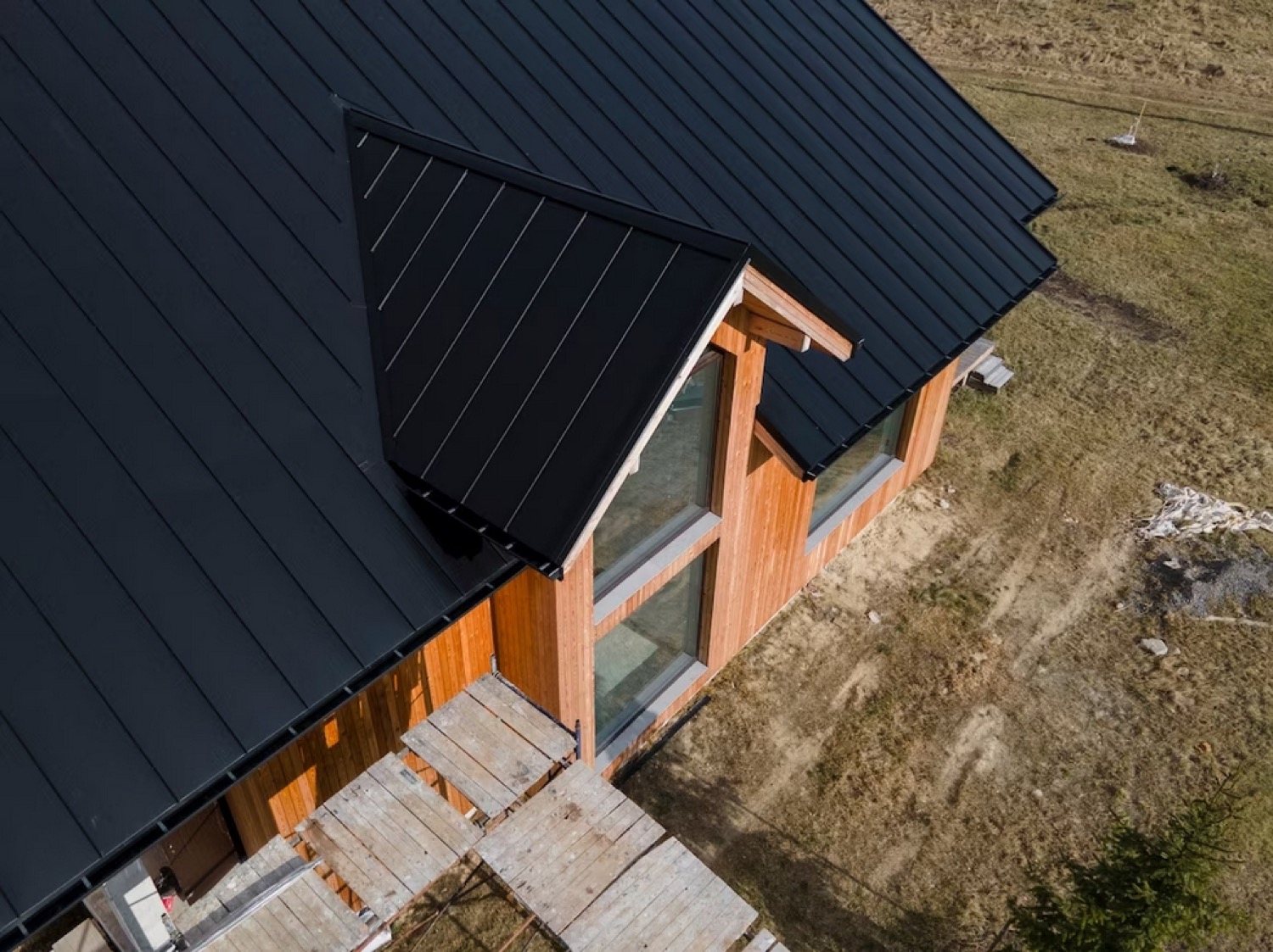 Completed roof replacement by Gendir Roofing